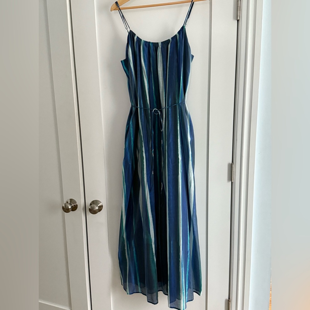 Striped Blue and Green dress